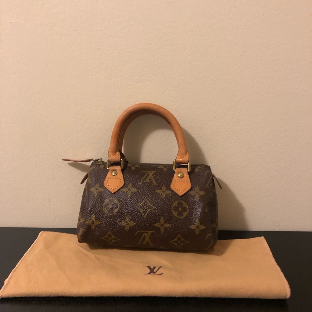 Louis Vuitton Authentic Vintage Monogram Mini Sac HL Bag